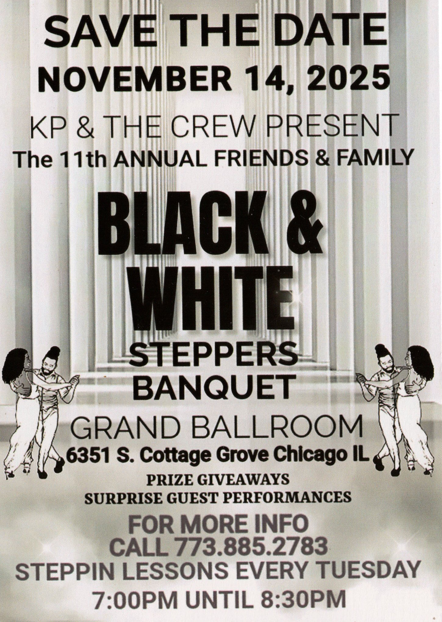 Read more about the article Black and White Steppers Banquet