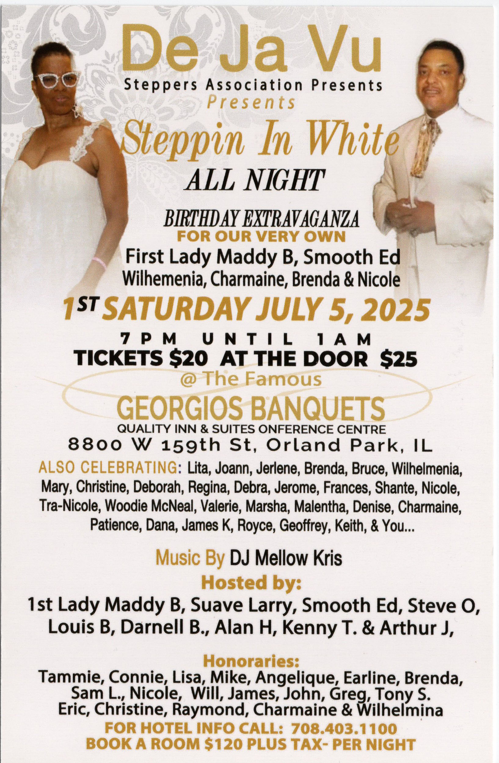 Steppin in White All Night