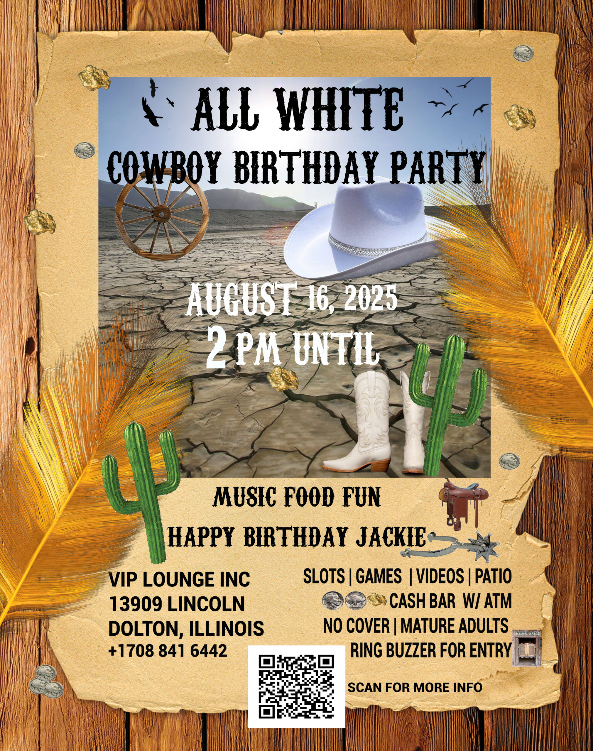 Read more about the article All White Cowboy Birthday Party