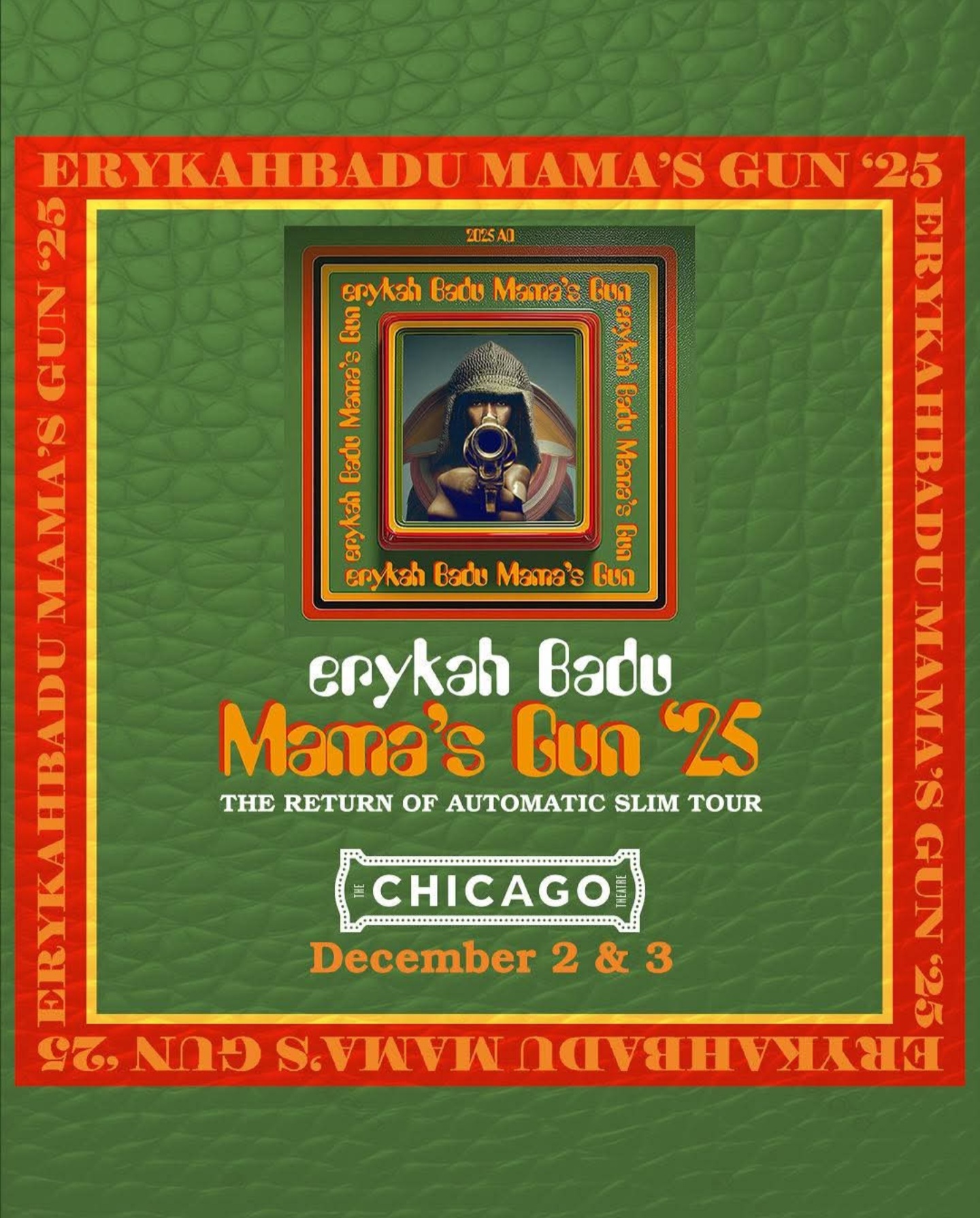 Read more about the article Erykah Badu Mama’s Gun Tour