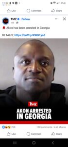 Read more about the article Akon Locked UP!